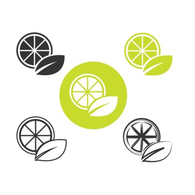 limon simgesi vektör illüstrasyon tasarımı