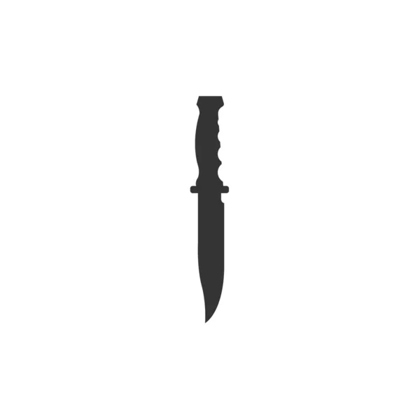 Couteau Armée Icône Vectoriel Illustration Design — Image vectorielle
