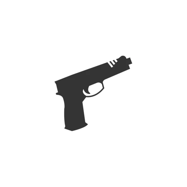 Конструкция Векторной Иллюстрации Иконок Пистолета — стоковый вектор