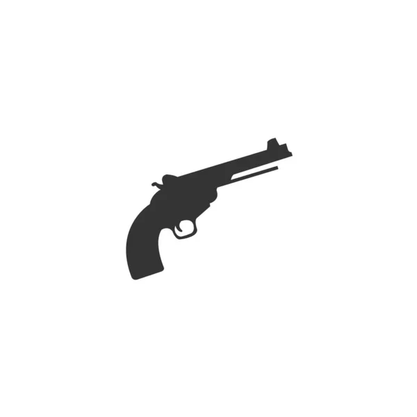 ピストル銃のアイコンベクトルイラストデザイン — ストックベクタ