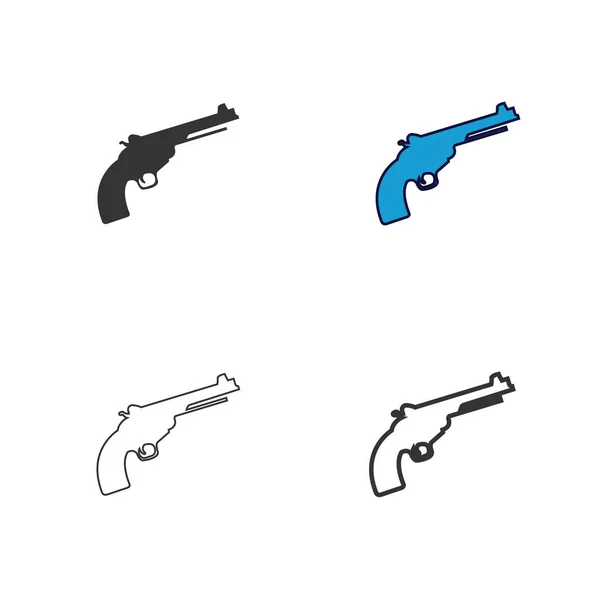 Pistole Pistole Symbol Vektor Illustration Design — Stockvektor