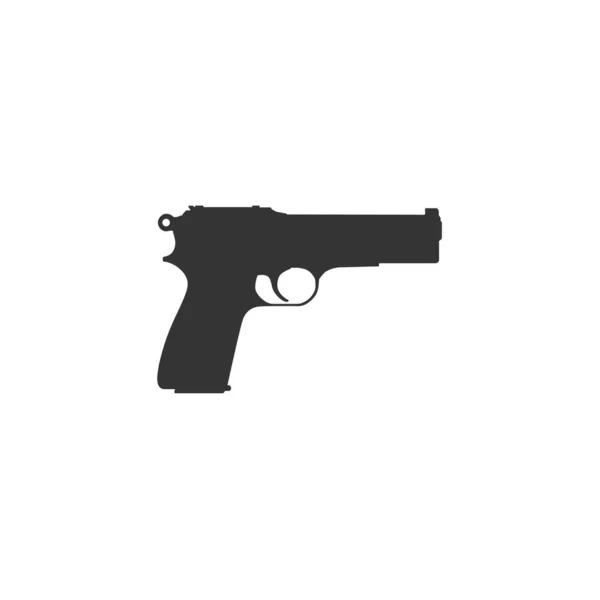 Gun Pistol Icon Vector Illustration Design — Stock Vector