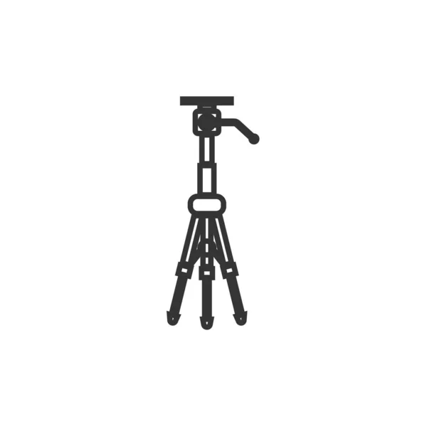 Camera Tripod Stand Icon Vector Illustration Design — Stock Vector