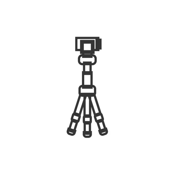 Camera Tripod Stand Icon Vector Illustration Design — Stock Vector