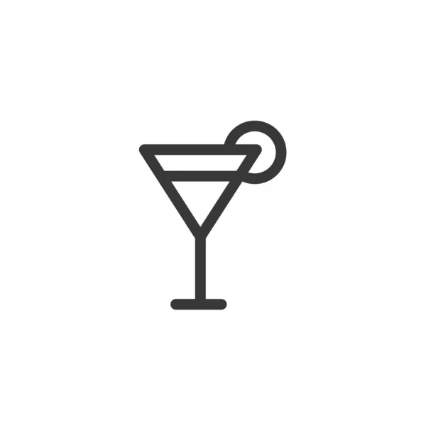 Cocktail Icon Vektor Illustration Für Website Und Grafikdesign — Stockvektor