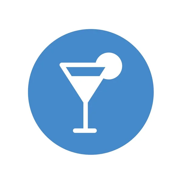 Cocktail Ikon Vektor Illustration För Webbplats Och Grafisk Design — Stock vektor