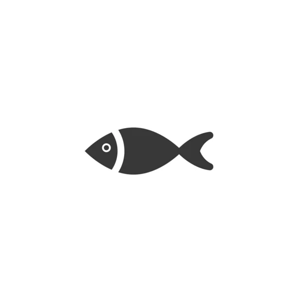 Fisch Icon Vektor Illustration Für Website Und Grafikdesign — Stockvektor