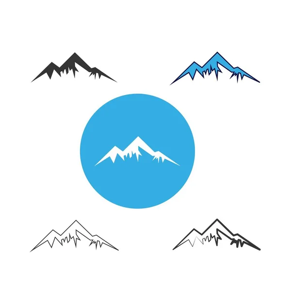 Mountain Icon Vector Illustration Design — Stock Vector