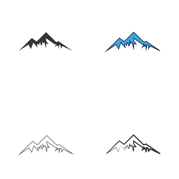 Mountain Icon Vector Illustration Design — Stock Vector