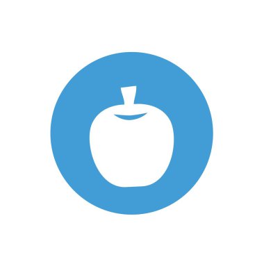 elma ikonu vektör illüstrasyon tasarımı