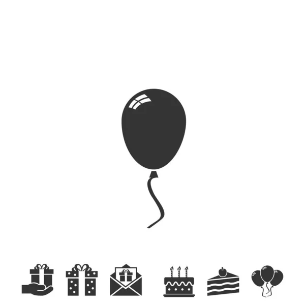 Ballons Icône Vecteur Illustration Design — Image vectorielle