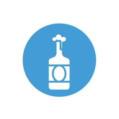 bira şişesi ikon vektör illüstrasyon tasarımı