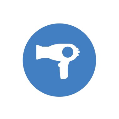 saç üfleyici ikon vektör illüstrasyon tasarımı