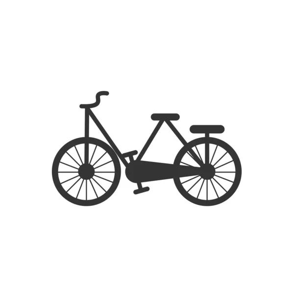 Bisiklet Ikonu Vektör Illüstrasyon Tasarımı — Stok Vektör