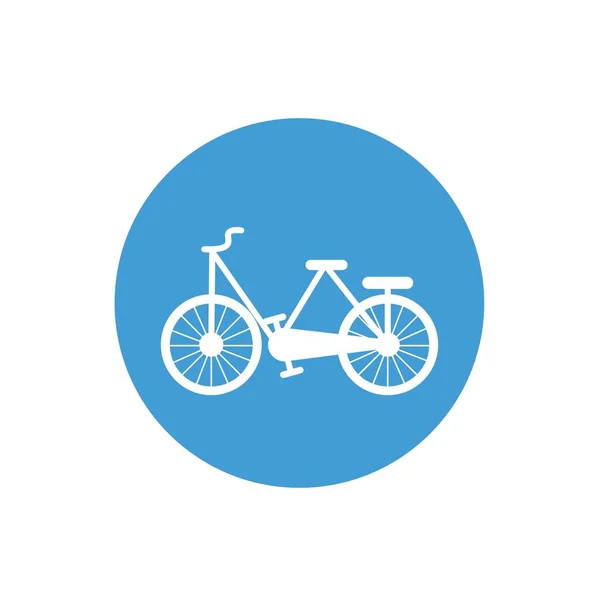 自転車アイコンベクトルイラストデザイン — ストックベクタ