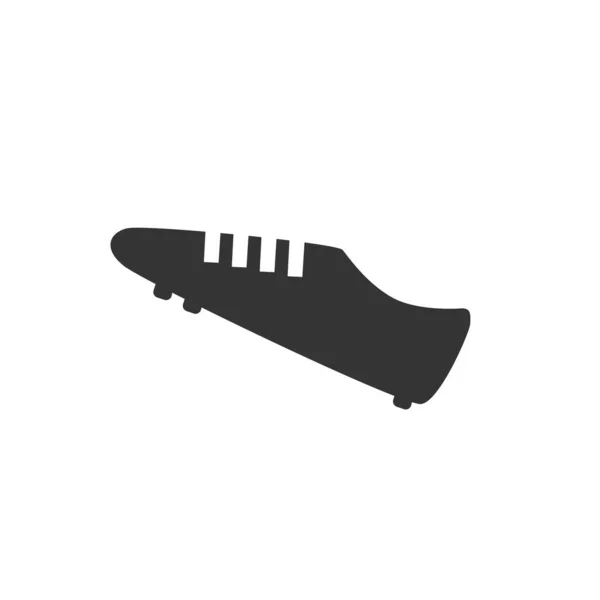Fußballschuhe Symbol Vektor Illustration Design — Stockvektor