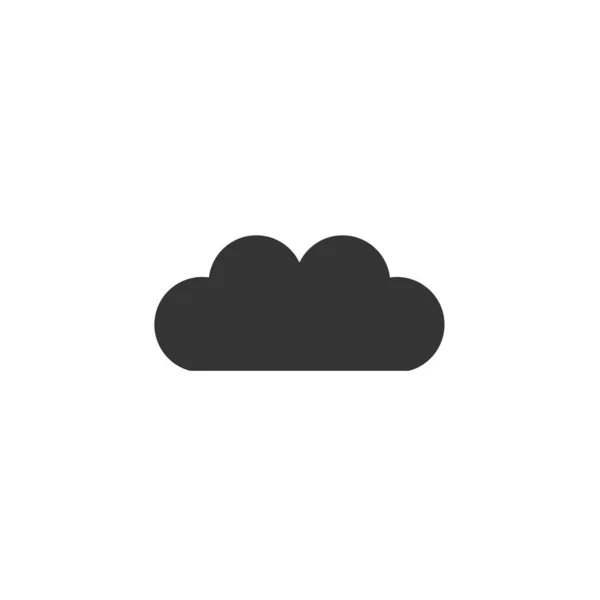 Nube Icona Vettoriale Illustrazione Design — Vettoriale Stock