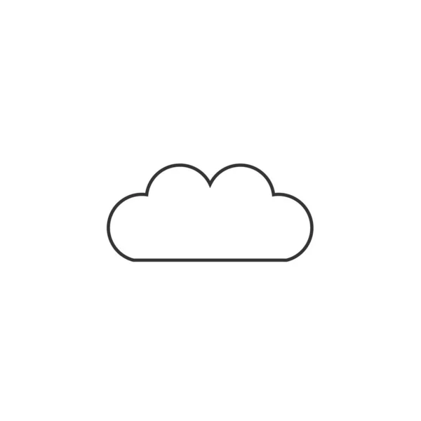 Cloud Icon Vector Illustration Design — Stock Vector