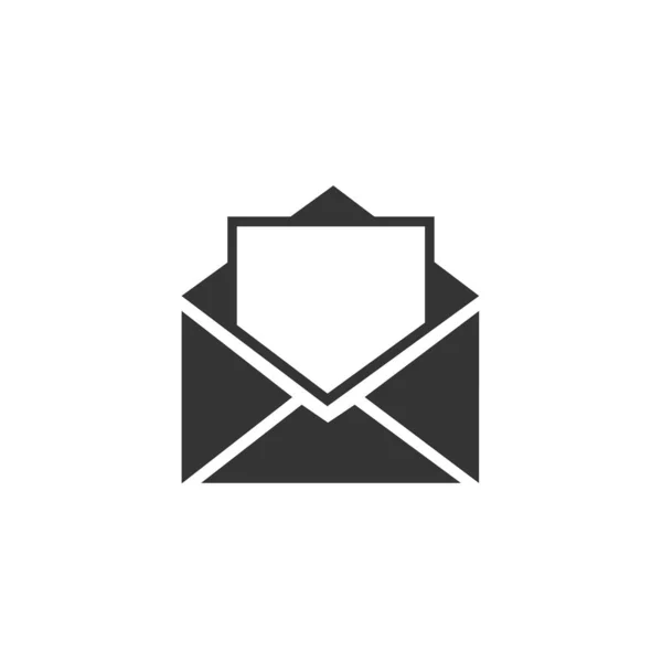 Envelope Carta Ícone Vetor Ilustração Design — Vetor de Stock