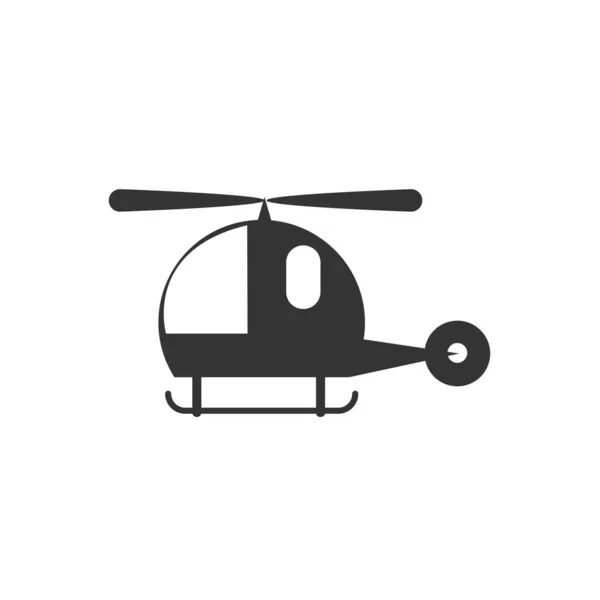 Helicóptero Juguete Icono Vector Ilustración Diseño — Vector de stock
