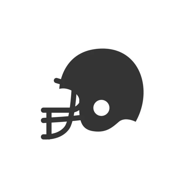 Fußball Helm Symbol Vektor Illustration Design — Stockvektor