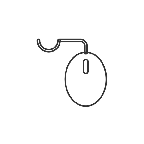 Desenho Ilustração Vetor Ícone Mouse Computador — Vetor de Stock