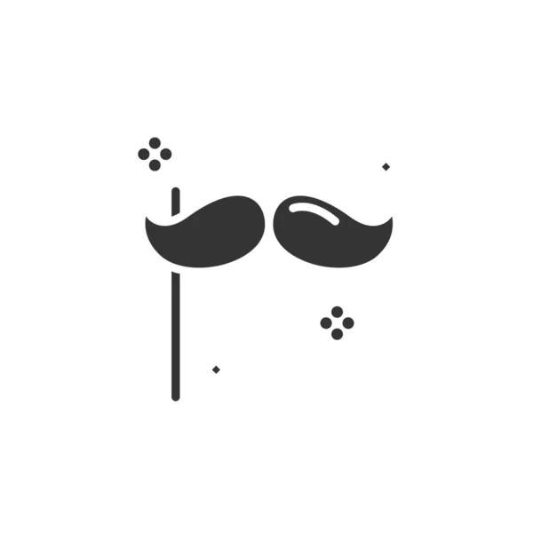 Mustache Party Icon Vector Illustration Design — Stock Vector