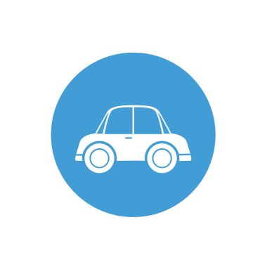 oyuncak araba simgesi vektör illüstrasyon tasarımı