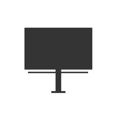 reklam panosu simgesi vektör illüstrasyon tasarımı