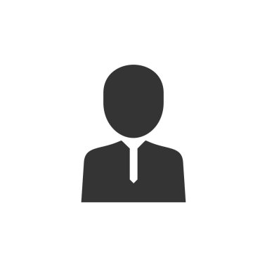 iş adamı simgesi vektör illüstrasyon tasarımı