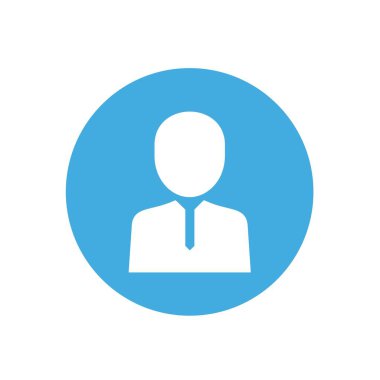 iş adamı simgesi vektör illüstrasyon tasarımı