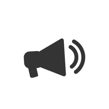 megafon ikon vektör illüstrasyon tasarımı