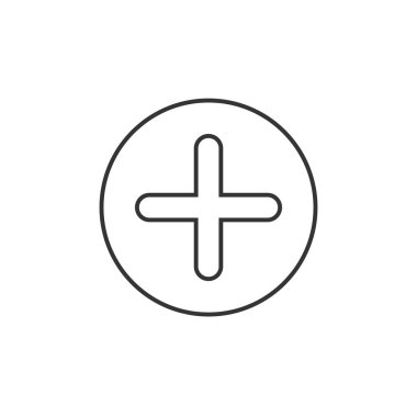 Artı simge vektör illüstrasyon tasarımı