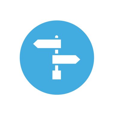 yön post ikon vektör illüstrasyon tasarımı