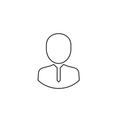 iş profili ikon vektör illüstrasyon tasarımı