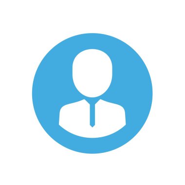 iş profili ikon vektör illüstrasyon tasarımı