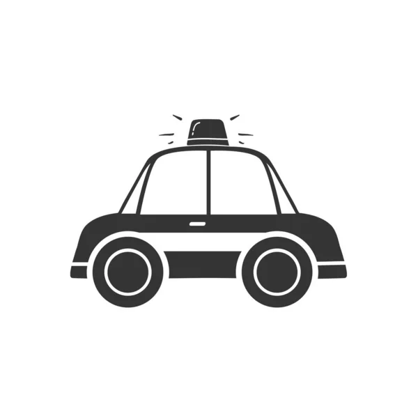 Police Toy Car Icon Vector Illustration Design — Stock Vector
