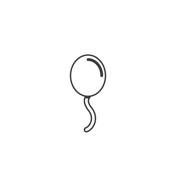 Вечірні Кульки Значок Векторний Дизайн Ілюстрації — стоковий вектор