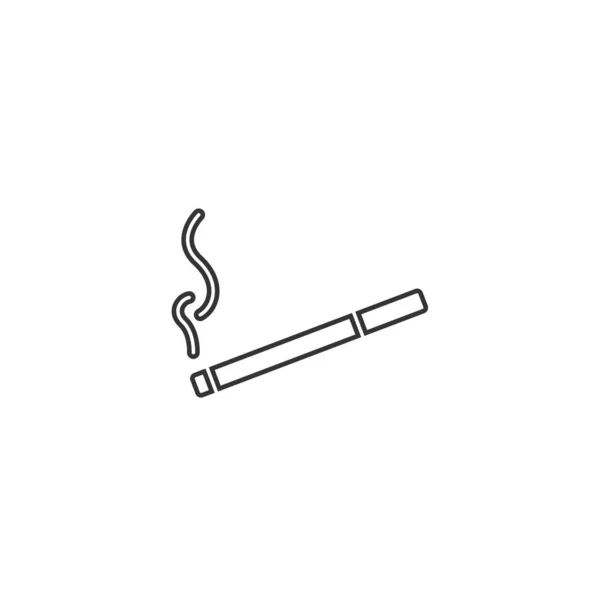 Návrh Vektorové Ilustrace Ikon Cigaret — Stockový vektor