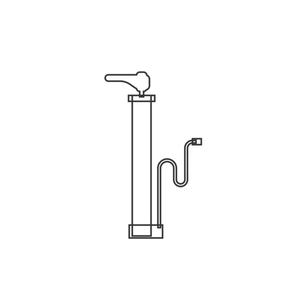 Luftpumpe Symbol Vektor Illustration Design — Stockvektor