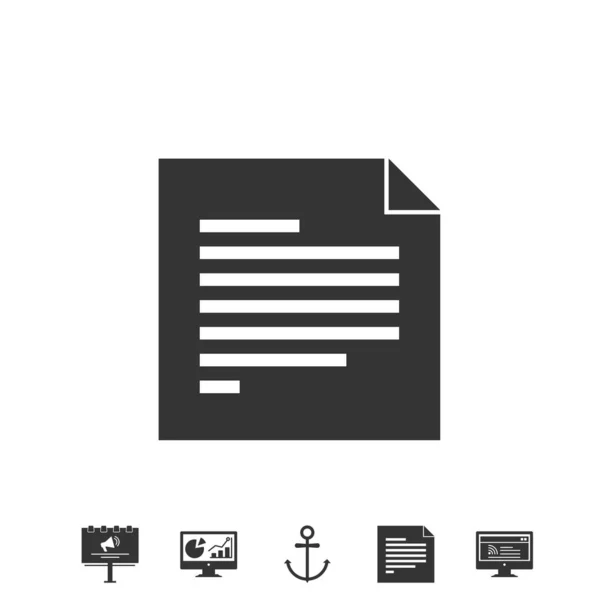 Іконка Файла Векторний Дизайн Ілюстрації — стоковий вектор
