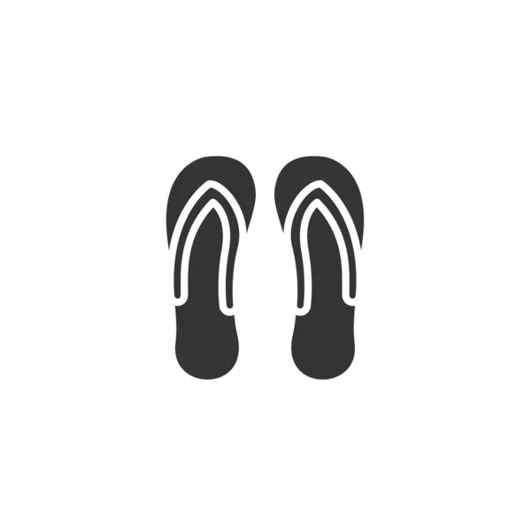 Flip Flops Icon Vector Illustration Design — Stock Vector