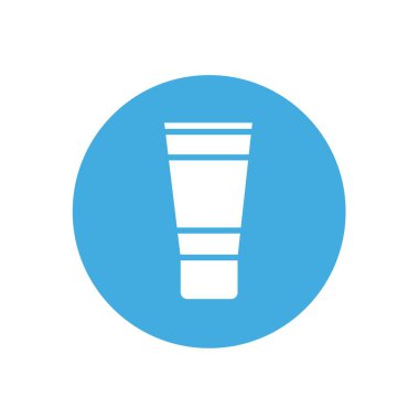 güneş kremi ikon vektör çizimi tasarımı