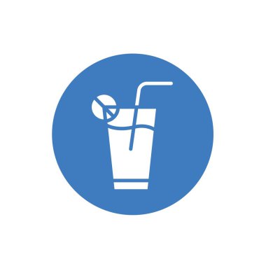 Kokteyl içeceği vektör illüstrasyon tasarımı