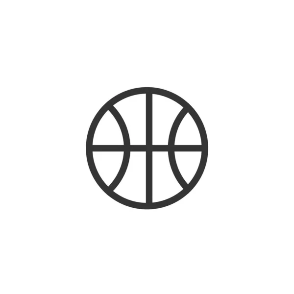 Basketbol topu ikonu vektör illüstrasyon tasarımı