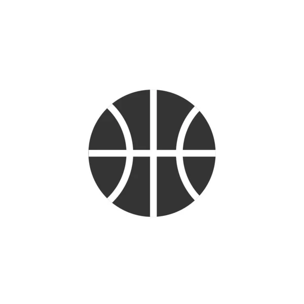 Icône Balle Basket Dessin Vectoriel Illustration — Image vectorielle