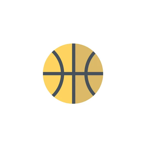 Icône Balle Basket Dessin Vectoriel Illustration — Image vectorielle