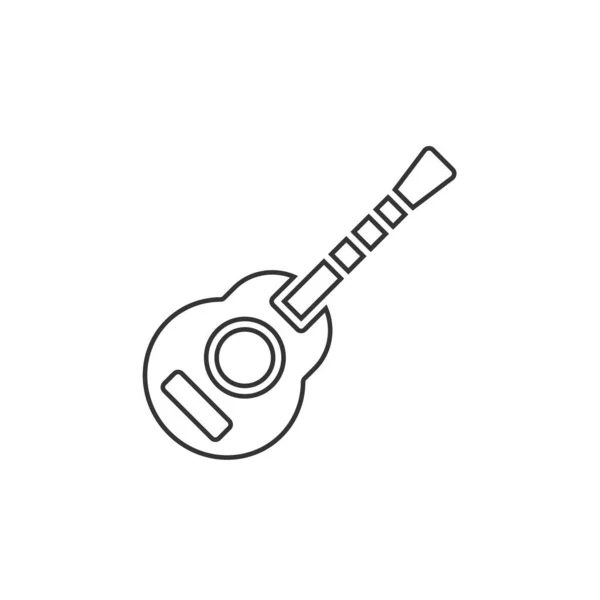 ギターアイコンベクトルイラストデザイン — ストックベクタ