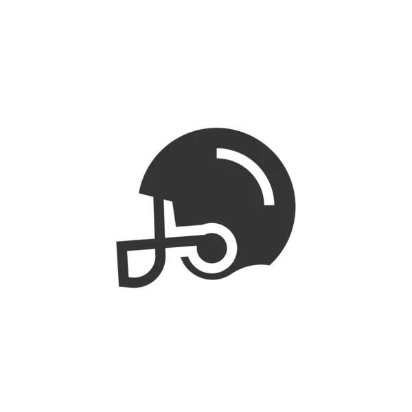 American Football Helmet Icon Vector Illustration Design — Stock Vector