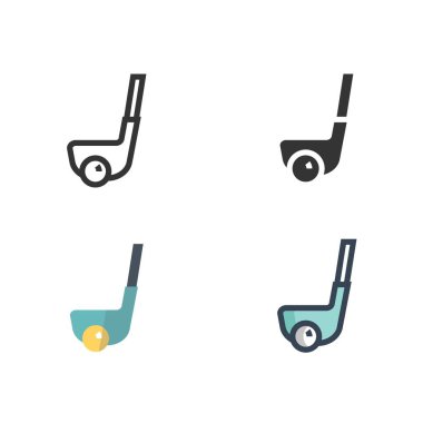 hokey ikonu vektör illüstrasyon tasarımı